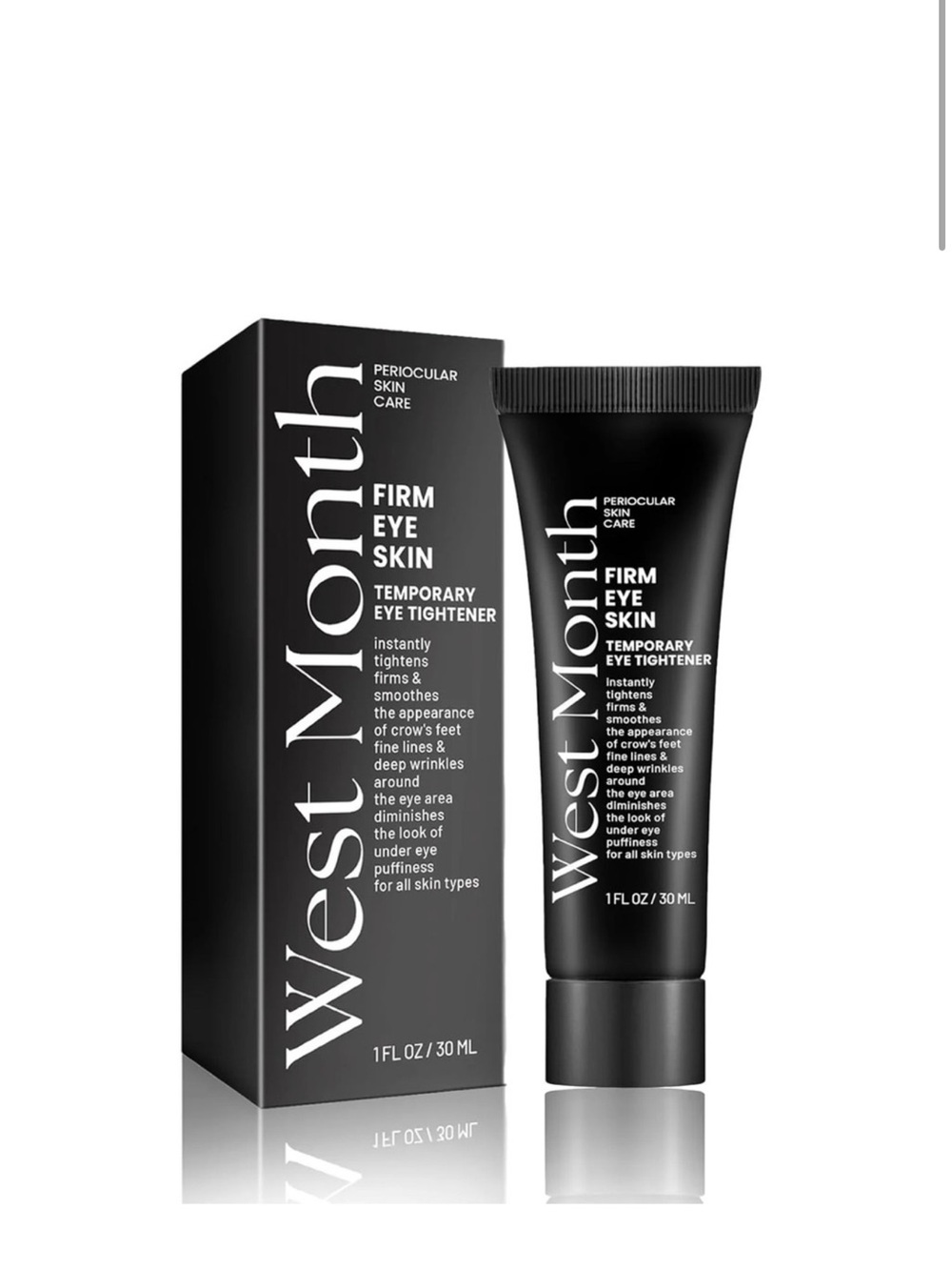 West Month Firm Eye Skin Temporary Eye Tightener - Black